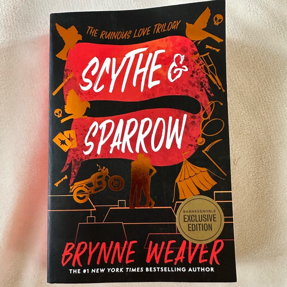 Scythe and Sparrow. Slowburn Dark Romantic Comedy Book